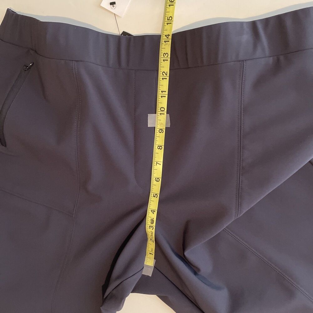NWT Lane Bryant On The Go Pants PLUS 26 Ankle Mid-Rise Blue-Gray Pockets - Picture 12 of 14
